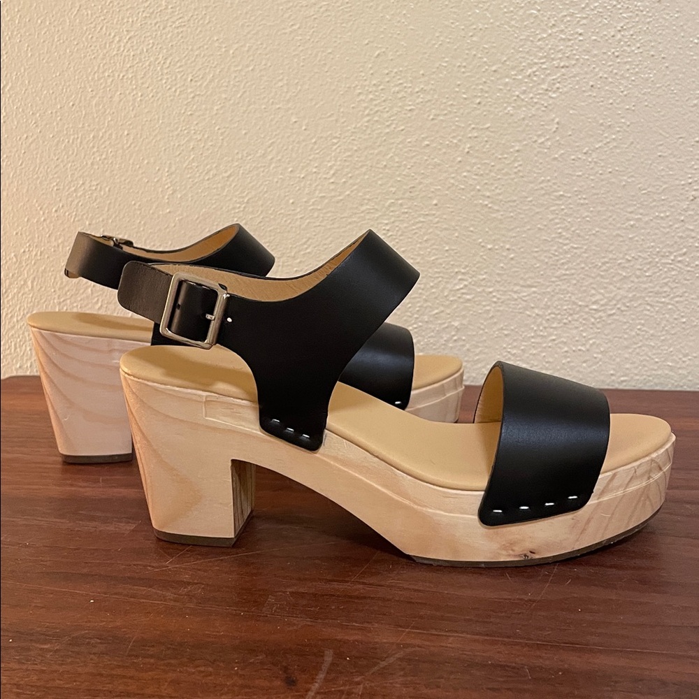 NWOT Nisolo Wood Heels